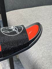 Christian Louboutin Slide Glitter Spikes C5210 - 4