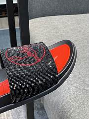 Christian Louboutin Slide Glitter Spikes C5211 - 3