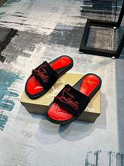 Christian Louboutin Slide Logo Spikes C5440 - 1