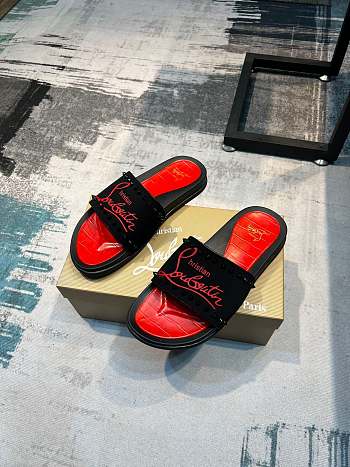 Christian Louboutin Slide Logo Spikes C5440