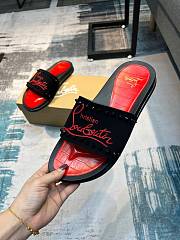 Christian Louboutin Slide Logo Spikes C5440 - 4
