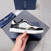 Dior B27 Low Black Beige Sneaker D0193 - 4