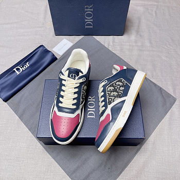 Dior B27 Low Blue Pink Sneaker D0198