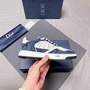 Dior B27 Low Blue White Sneaker D0204 - 5