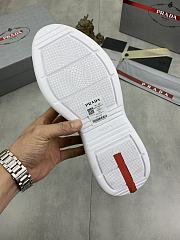 Prada America's Cup Low-top Sneakers Silver Yellow - 4