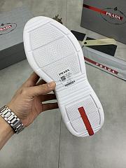 Prada America's Cup Low-top Sneakers Silver Purple - 6