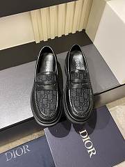 Dior Men's Loafer with Shiny Leather D902B-02 - 6
