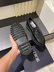 Dior Men's Loafer with Shiny Leather D902B-02 - 5
