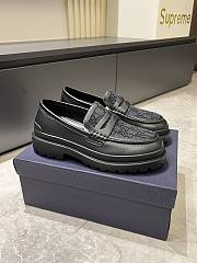 Dior Men's Loafer with Shiny Leather D902B-02 - 4