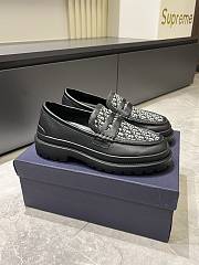 Dior Men's Loafer with Shiny Leather D902B-03 - 2