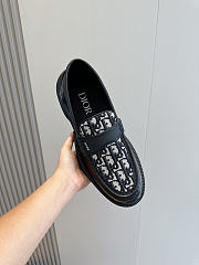 Dior Oblique Black Loafers Code D0055-01 - 5