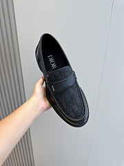 Dior Oblique Black Loafers Code D0055-02 - 5
