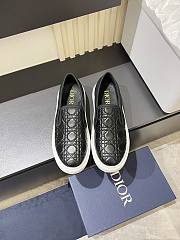 Dior Men's Slip-on Shoes with Oblique D0835B-01 - 6