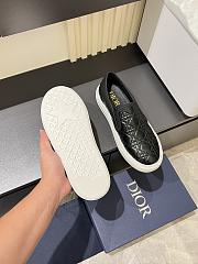 Dior Men's Slip-on Shoes with Oblique D0835B-01 - 4