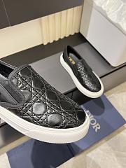 Dior Men's Slip-on Shoes with Oblique D0835B-01 - 2