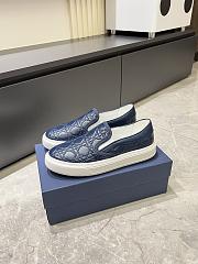 Dior Men's Slip-on Shoes with Oblique D0835B-03 - 1