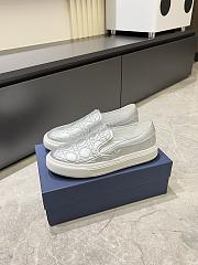 Dior Men's Slip-on Shoes with Oblique D0835B-04 - 4