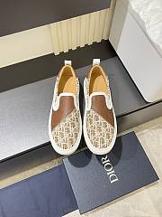 Dior Men's Slip-on Shoes with Oblique D0835B-05 - 5