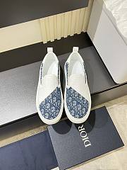 Dior Men's Slip-on Shoes with Oblique D0835B-06 - 5