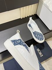 Dior Men's Slip-on Shoes with Oblique D0835B-06 - 4