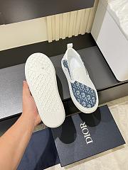 Dior Men's Slip-on Shoes with Oblique D0835B-06 - 2