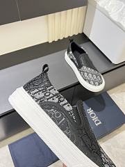 Dior Men's Slip-on Shoes with Oblique D0835B-07 - 6