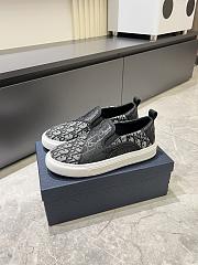 Dior Men's Slip-on Shoes with Oblique D0835B-07 - 2