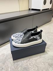 Dior Men's Slip-on Shoes with Oblique D0835B-08 - 1