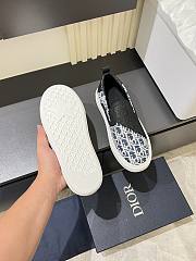 Dior Men's Slip-on Shoes with Oblique D0835B-08 - 4