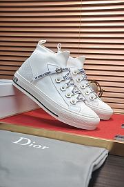 Dior Walk'n' Sneaker High Top Macrocannage D25B60-01 - 4