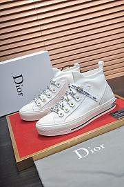 Dior Walk'n' Sneaker High Top Macrocannage D25B60-01 - 2