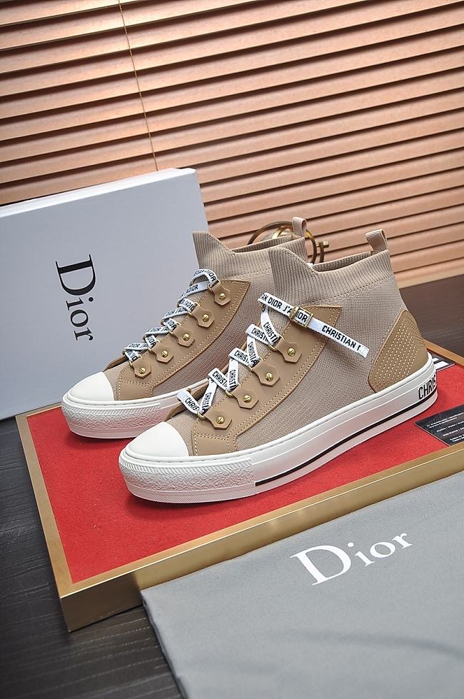 Dior Walk'n' Sneaker High Top Macrocannage D25B60-03 - 1