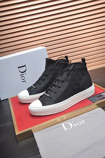 Dior Walk'n' Sneaker High Top Macrocannage D25B60-05