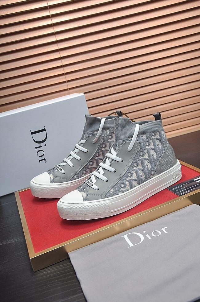 Dior Walk'n' Sneaker High Top Macrocannage D25B60-06 - 1