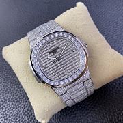 Patek Philippe Nautilus Silver White Watch P2547 - 5