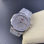 Patek Philippe Nautilus Silver White Watch P2547 - 3