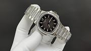 Patek Philippe Nautilus Silver White Watch P2546 - 3