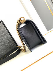 Chanel Boy Handle Logo Black Gold Size 25x8x14CM - 5