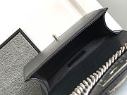 Chanel Boy Handle Logo Black Silver Size 25x8x14CM - 6
