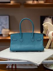 Hermes Birkin 30 Evercolor Palladium Etoupe H3250 Size 30×22×16cm - 2