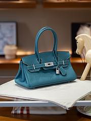 Hermes Birkin 30 Evercolor Palladium Etoupe H3250 Size 30×22×16cm - 3