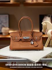 Hermes Birkin 30 Evercolor Palladium Etoupe H3252 Size 30×22×16cm - 6