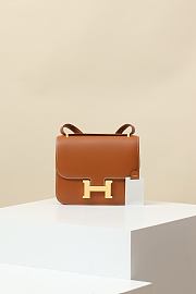 Hermes Constance 19 HM12806 Size 19×15×4cm - 5