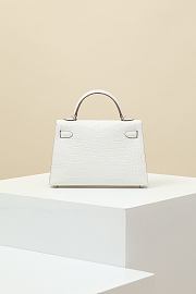 Hermes Kelly Crossbody Bag Crocodile HM9610 Size 19x12x6cm - 5