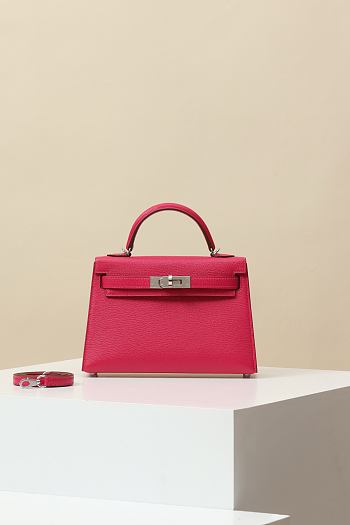 Hermes Kelly Crossbody Bag Crocodile HM9611 Size 19x12x6cm