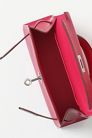 Hermes Kelly Crossbody Bag Crocodile HM9611 Size 19x12x6cm - 4