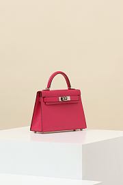 Hermes Kelly Crossbody Bag Crocodile HM9611 Size 19x12x6cm - 6