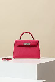 Hermes Kelly Crossbody Bag Crocodile HM9611 Size 19x12x6cm - 3