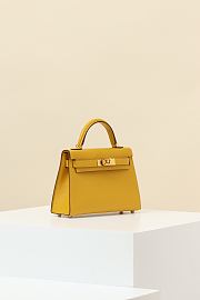 Hermes Kelly Crossbody Bag Crocodile HM9614 Size 19x12x6cm - 5