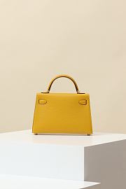 Hermes Kelly Crossbody Bag Crocodile HM9614 Size 19x12x6cm - 4